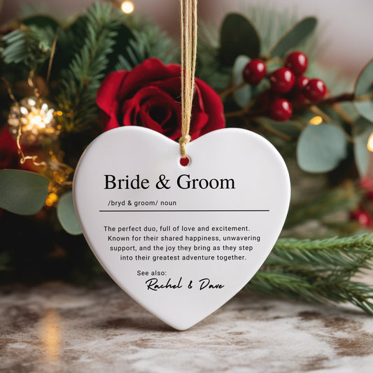 Bride & Groom Ornament