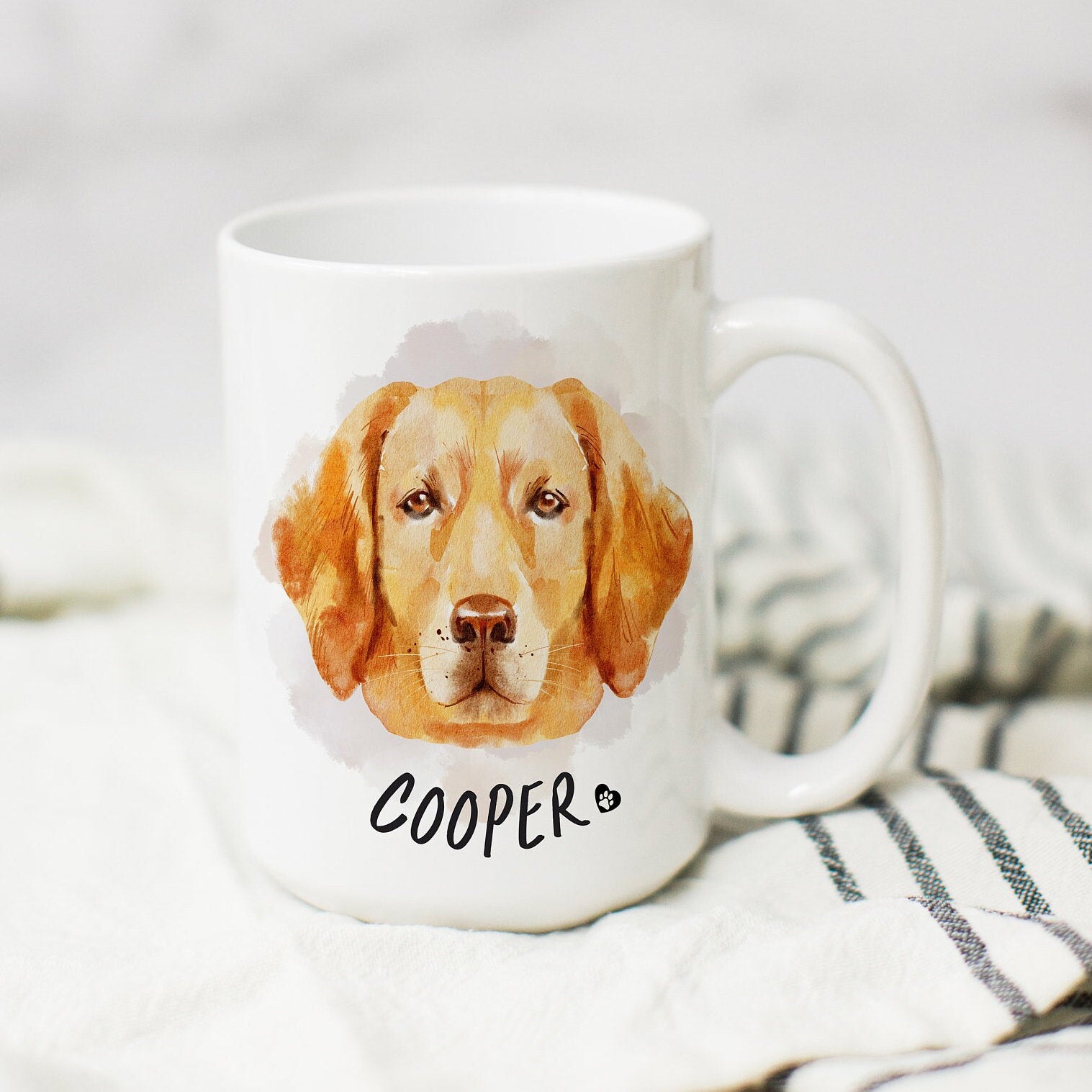 Golden retriever shop coffee mug